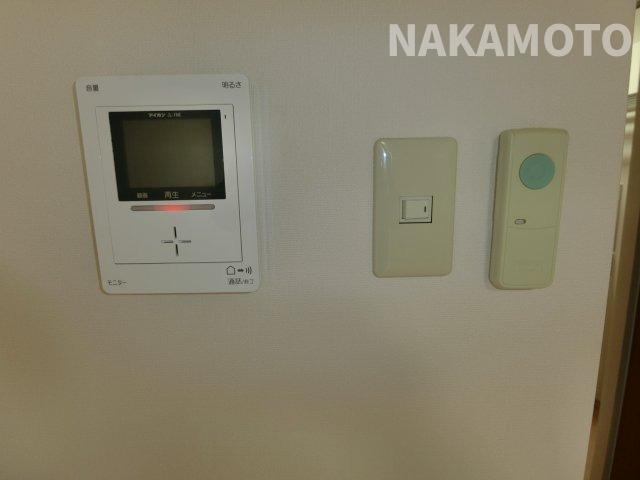 セキュリティ　お部屋の中から来客を確認できるTVモニターホン