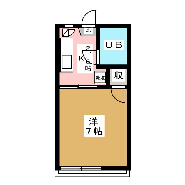 ハウスときわＢ館の間取り