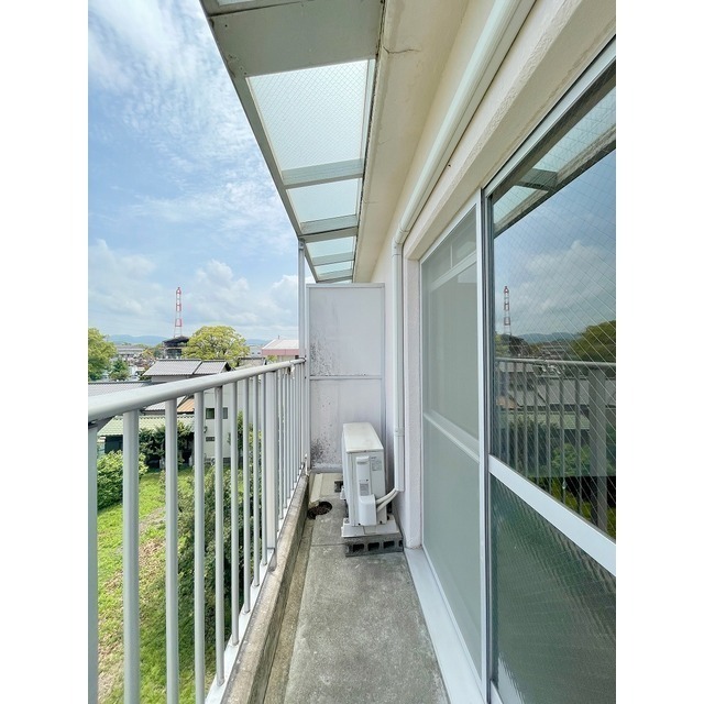 バルコニー　視界を遮るものがないので広々感じます