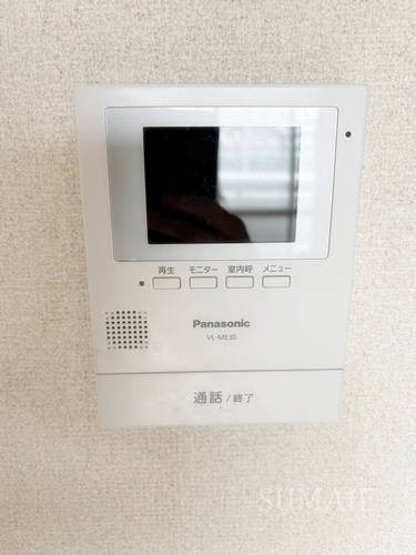 セキュリティ　モニター付きインターホンです