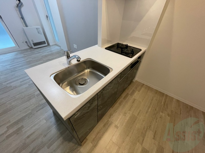 キッチン　キッチンはスペースも広々していて使いやすそうですよ！