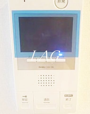 セキュリティ　モニター付きインターホンです。