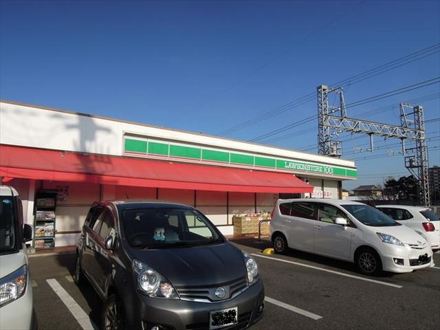 コンビニ　ローソンストア１００（コンビニ）まで164m