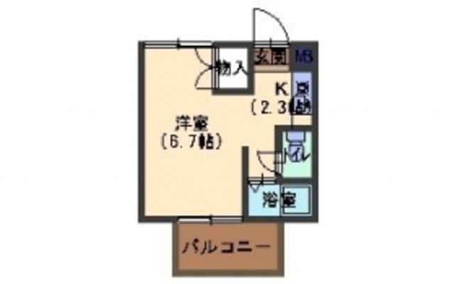 MRハイツの間取り写真