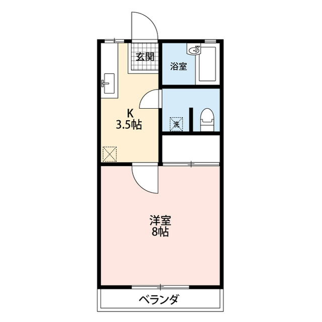 東光寺ホームズの間取り写真