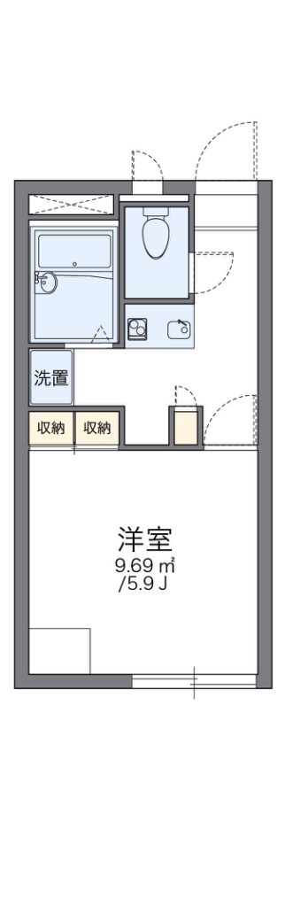 レオパレスパルクの間取り写真
