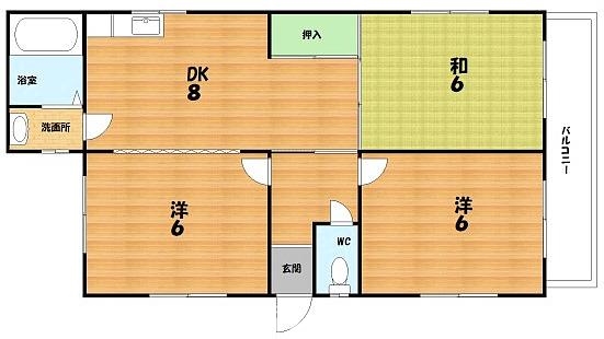 サンコーポ渚ビルの間取り