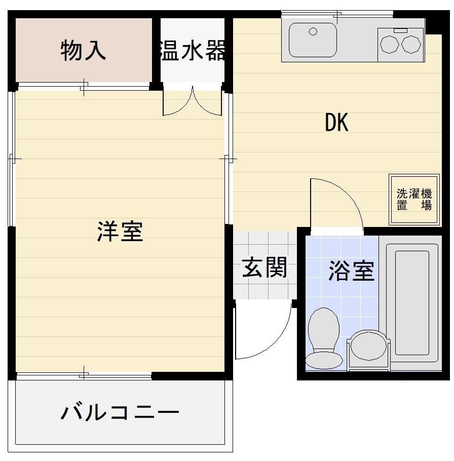 Ｍ’ｓパレス道笑町の間取り