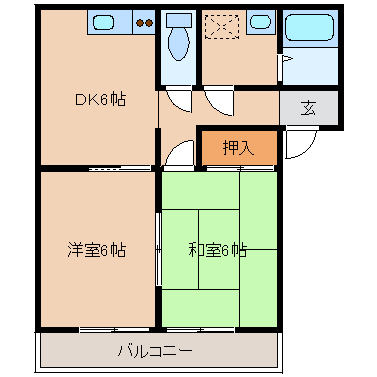 FREA広内Iの間取り