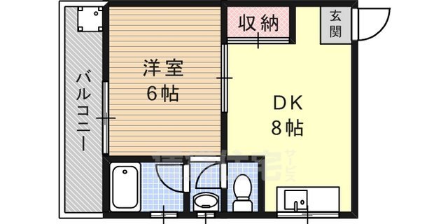 第2中原コーポの間取り