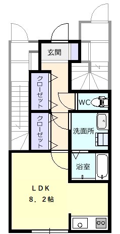 ラフィーネアルセの間取り