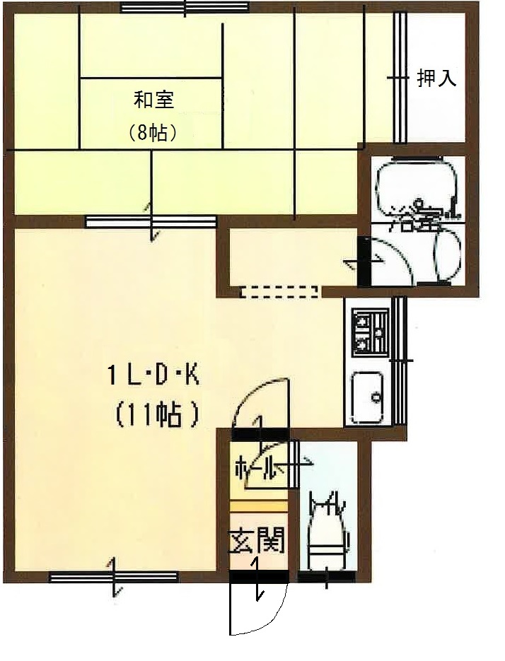 コーポサンエイの間取り