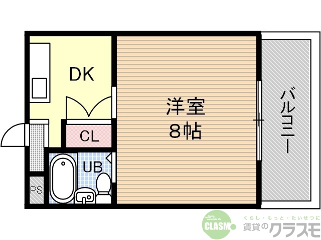 茨木市大住町のマンションの間取り