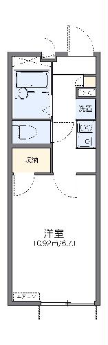 レオパレスローズの間取り