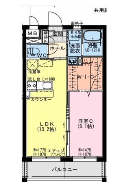 クロスワイズ中西町の間取り