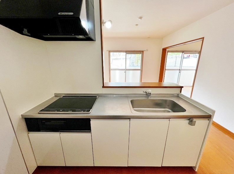 キッチン　★３口ＩＨシステムキッチン(グリル付)★