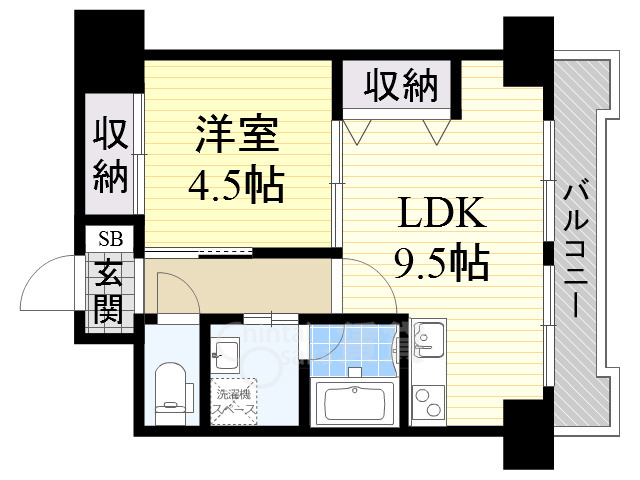 サムティ新大阪WESTの間取り