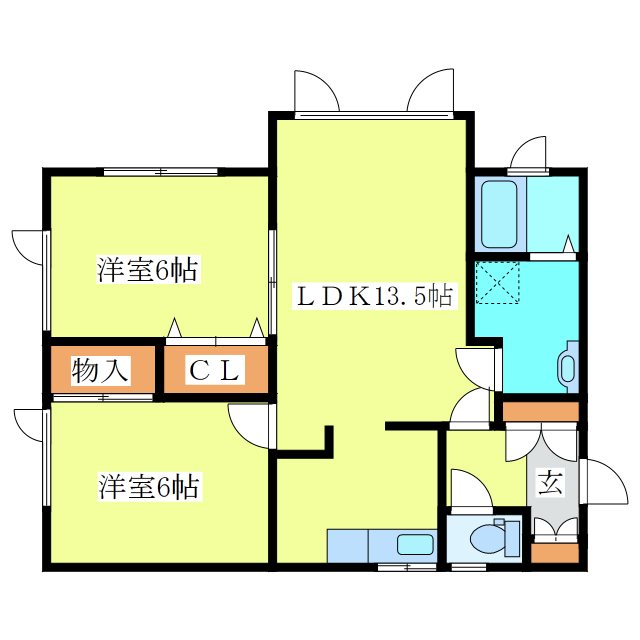 【フォレストコートの間取り】