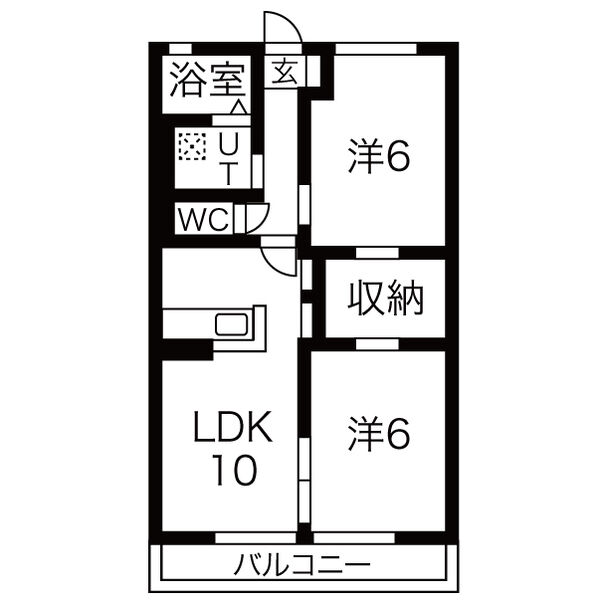 【吾妻郡東吾妻町大字原町のアパートの間取り】