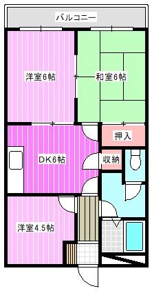 【磯城郡田原本町大字藥王寺のアパートの間取り】