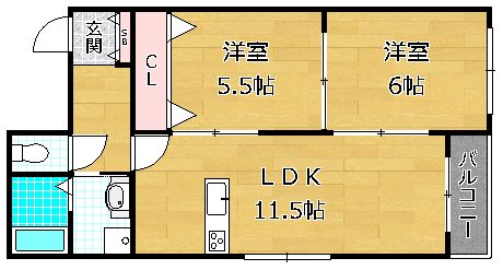 【Ｂｉｊｏｕ伊加賀の間取り】