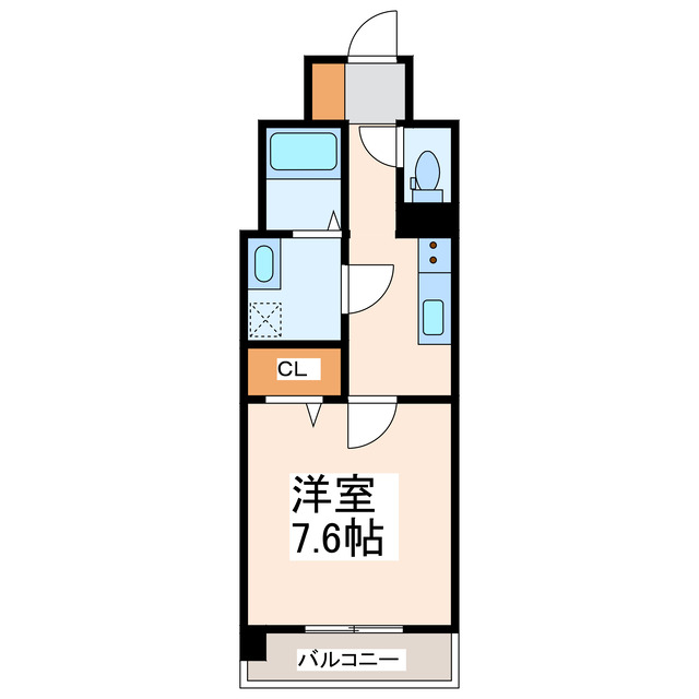 熊本市西区二本木のマンションの間取り