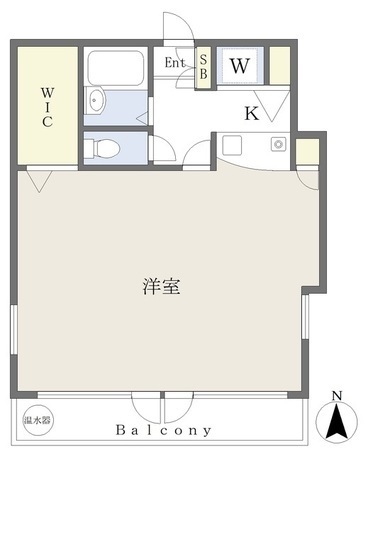 芦屋市平田北町のマンションの間取り