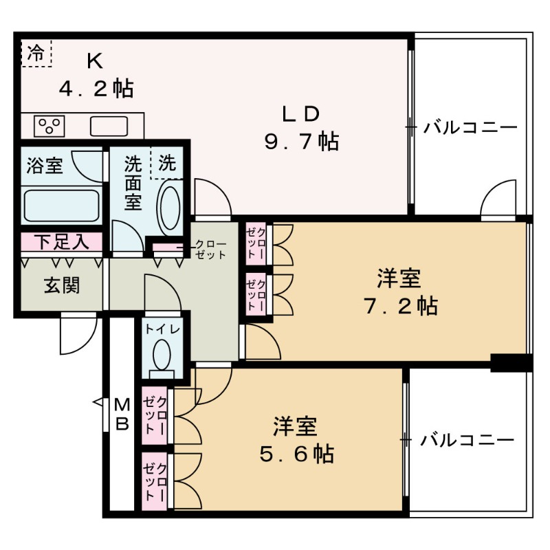 ザ・梅田タワーの間取り