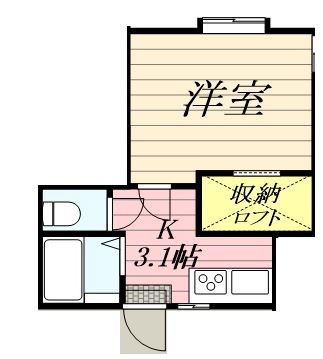 ウェブルームHappinessの間取り