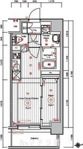 名古屋市西区花の木のマンションの間取り