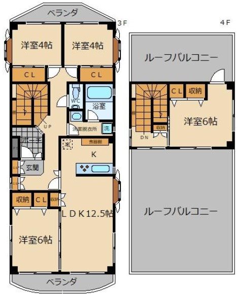 セラフィム戸越　当社管理物件の間取り