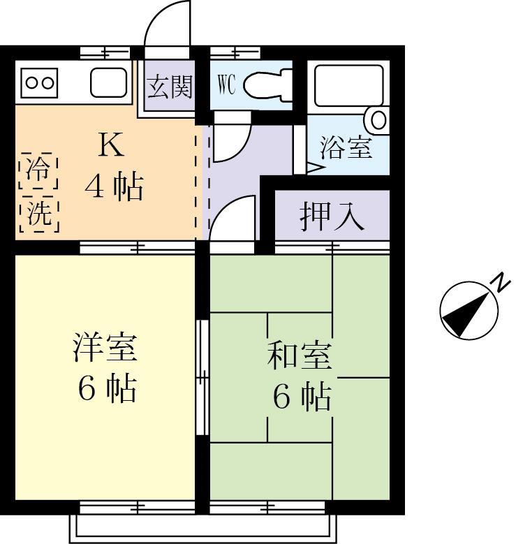 ケイ・ワイハイツの間取り