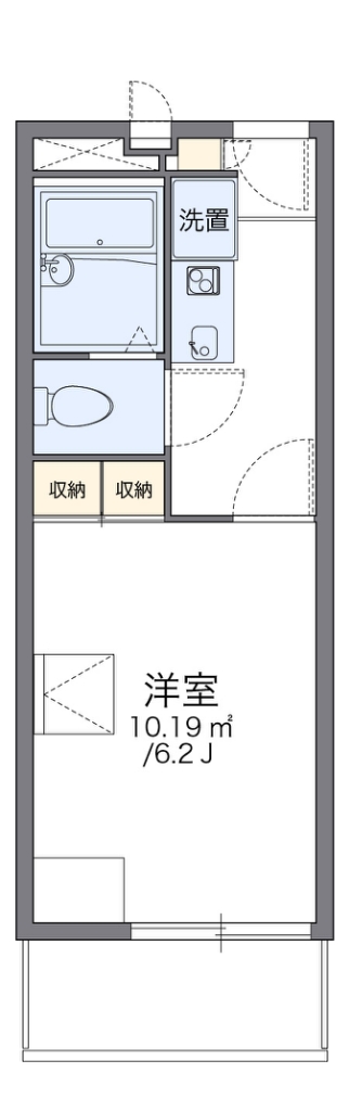 岸和田市加守町のマンションの間取り