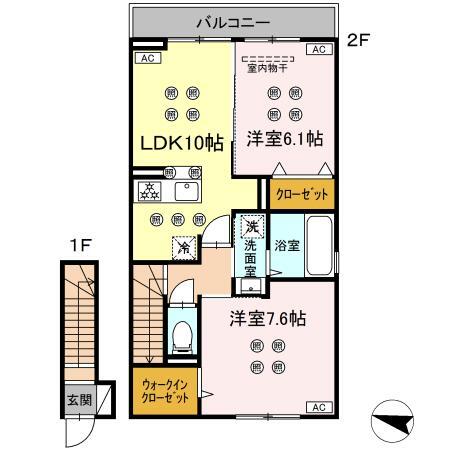 ラ・アルバの間取り