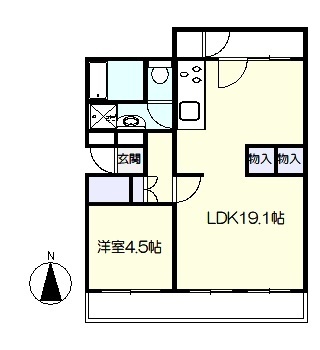 戸頭第一住宅分譲賃貸の間取り