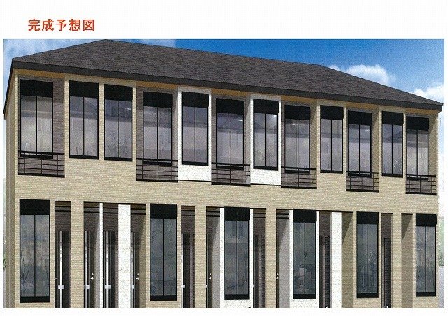 【葛城市北花内のアパートの建物外観】