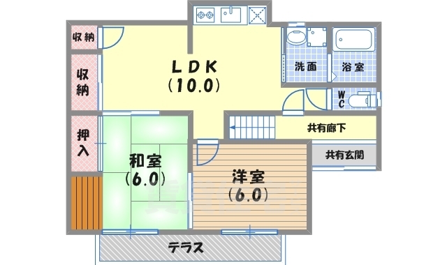 ベイヤ甲陽園ハウスの間取り