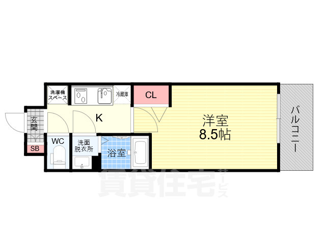 SOLCRESTTAPP伏見の間取り