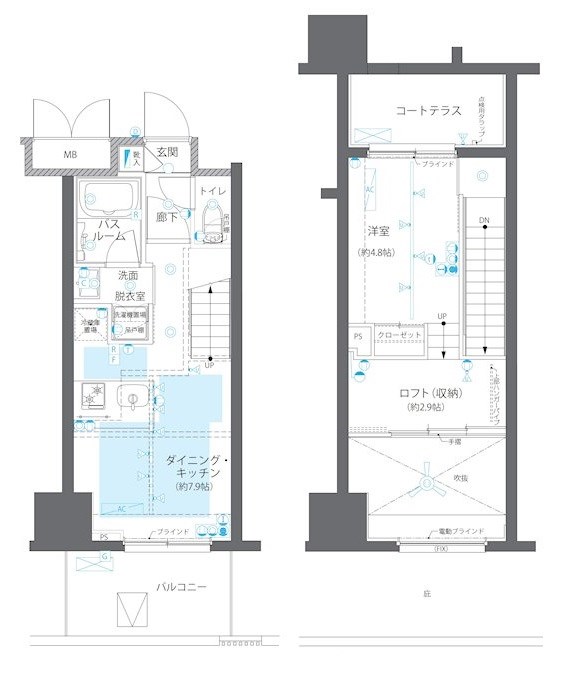 ZOOM川崎EASTの間取り