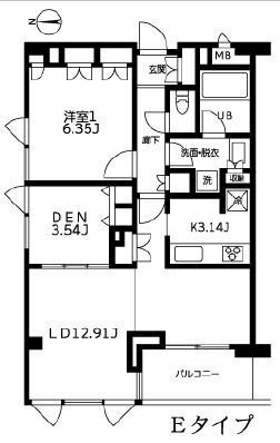 文京区関口のマンションの間取り