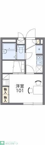 横浜市泉区上飯田町のアパートの間取り