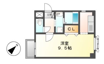 エルム朝岡の間取り