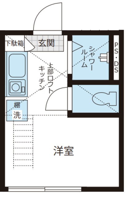 Water Bay 夏目坂の間取り