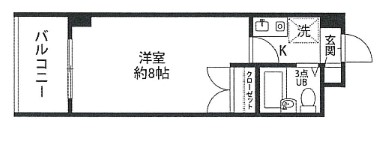 相模原市中央区淵野辺本町のマンションの間取り