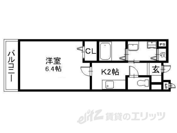 scramble　oasis8の間取り