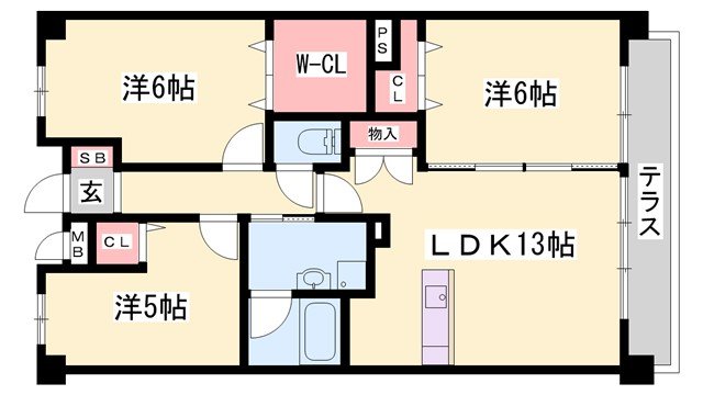 ホーシャンカルナの間取り