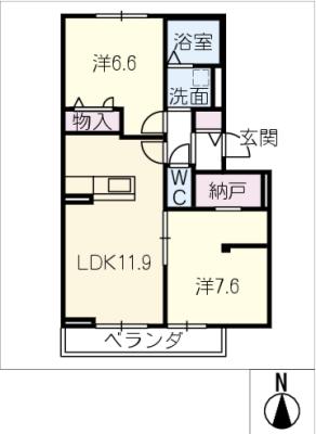 仮）シティハイムベルテIIの間取り