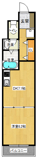 エグゼK&KIの間取り