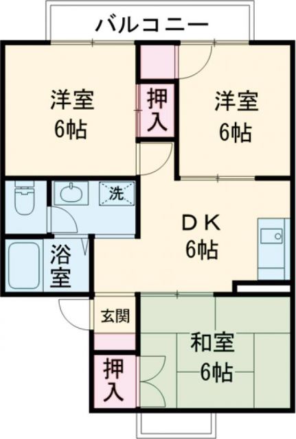 エステート峰の間取り写真