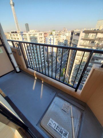 バルコニー　東向き